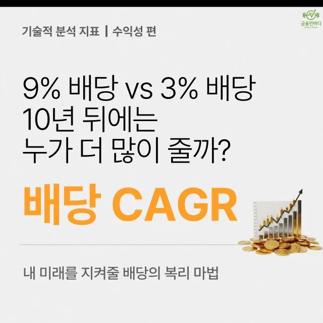 내 미래를 지켜줄 배당의 복리 마법, 배당 CAGR이란?